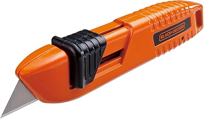Black & Decker metal safety knife, Orange, BDHT10397, 1 room.. Affordable convenience is here — shop DIAYTAR Nigeria today.