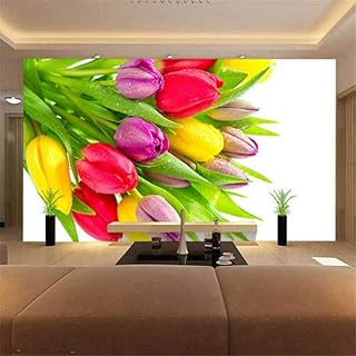 Fresh Tulip Flower of Spring Will Morel Wallpaper Image Printing For Home.. Shop smart, shop DIAYTAR - Nigeria's most affordable e-commerce platform with nationwide delivery.