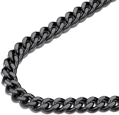 Collar Gourmet Chain For Men Plated 18 Carats/Stainless Steel/Black Steel, Hip Hop Hip Hop Hip Chains with Double Cuban Link For Men boys 3.5mm/5mm/6mm/7mm/9mm/12mm/12mm 14 ''-30 '' 8 Length Options (send a gift.. Shop efficiently with DIAYTAR NIGERIA, offering thousands of products at unbeatable prices delivered promptly.