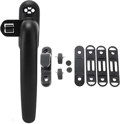 Zinc alloy window handle, frame locking, beating lock with replacement hardware accessories.. Experience budget-friendly shopping at DIAYTAR NIGERIA, Nigeria's premier online marketplace with quick delivery.
