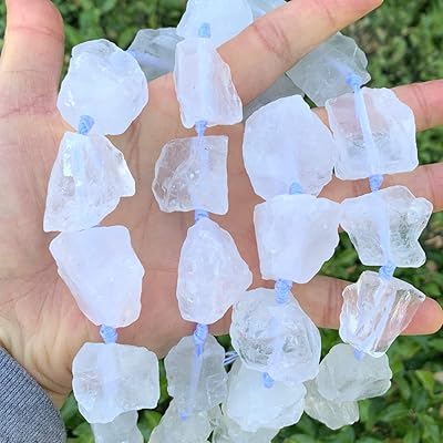 2 strands crude natural crystal white crystal white quartz raw stone (30 "in total) precious stones chakras height pearls in bulk ga-c1.. Discover a world of choices with DIAYTAR NIGERIA's extensive marketplace and prompt shipping service.