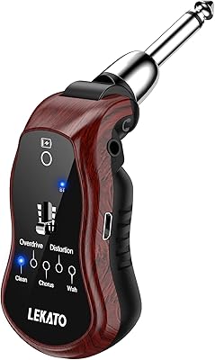 Amplifier guitar headphones, Lekato mini rechargeable guitar amplifier amplifier pocket guitar amp with clean choir and wah bluetooth receiver.. DIAYTAR NIGERIA makes online shopping accessible with our comprehensive platform and prompt delivery service.
