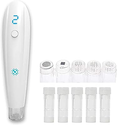 Professional beauty kit with hydra Pen micro -Aiguilles for the face and body at home derma roller dermaplaing - 5 x tips of tips.. Elevate your shopping experience with DIAYTAR NIGERIA's vast catalog and budget-friendly options.