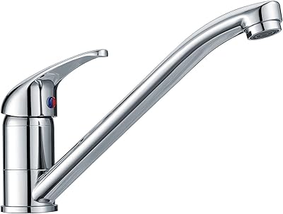Single lever kitchen sink mixture with long swivel beak, single -handed massive massive brass body tap.. Why waste time in traffic when you can shop online at DIAYTAR Nigeria? Enjoy convenience, unbeatable prices, and prompt delivery anywhere in Nigeria.