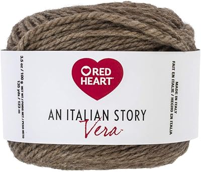 Red Heart Italian Story Vera Laine and Alpaga Café.. DIAYTAR NIGERIA revolutionizes online shopping with competitive prices and reliable 5-8 day delivery.