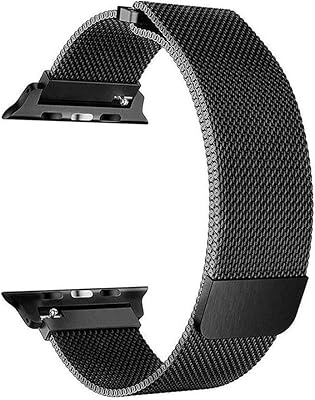 Stainless steel milano loop bracelet with Apple intelligent watch magnet 38 mm 38 mm black.. Your trusted marketplace, DIAYTAR NIGERIA offers extensive variety with delivery within 8 days.