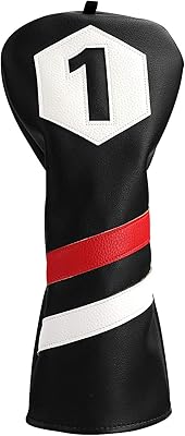 Large teeth wooden golf club headquarters for hybrid fairway driver with black white PU leather.. Discover endless possibilities with DIAYTAR NIGERIA's comprehensive catalog and reliable delivery service.