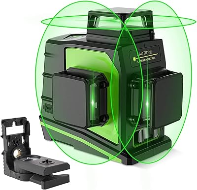 Self -stabilizing green 3D laser level - 3 x 360 transverse lines 45m/150ft leveling 3D laser leveling and alignment tool - two vertical 360 ° and 360 ° horizontal lines - Magnetic rotary base - GF360g.. Your budget-friendly online marketplace, DIAYTAR NIGERIA delivers a world of products in just 5-8 days.
