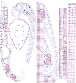 6 pieces French metric rule, fashion curve rule, gradient curve rules, sewing tools for clothing seam and design of DIY clothing models, foldable drawing model.. DIAYTAR NIGERIA: Your trusted e-commerce partner with extensive product choices and affordable delivery.