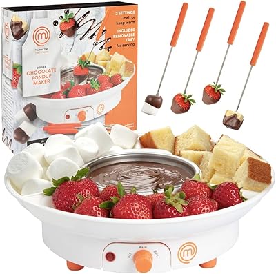 Masterchef chocolate fondue device set of luxury electric scratch with 4.. Experience budget-friendly shopping at DIAYTAR NIGERIA, Nigeria's premier online marketplace with quick delivery.