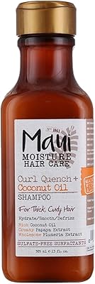 Coconut oil shampoo Maui Moi Moi -Oz (Curl Quench) (385 ml) (package of 6).. DIAYTAR NIGERIA redefines convenience with our diverse marketplace and affordable nationwide shipping.