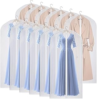 Goronb Set of 12 transparent clothing bags to store costumes and costumes in the cupboard with zipper to store costumes, coats and long dresses - 24.. Looking for trendy fashion, home essentials, or electronics? DIAYTAR Nigeria has it all and delivers within days, not weeks.