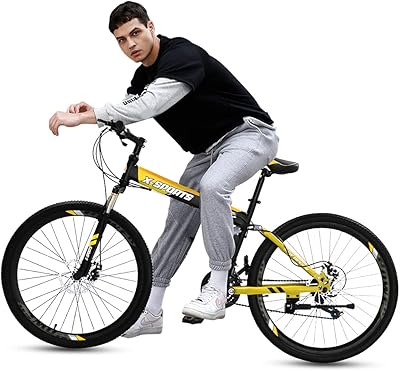 26 -inch folding mountain bike with iron frame - 30 -ray rims - non -slip gear lever at 21 speed of coolbaby.. DIAYTAR Nigeria delivers happiness in 5–8 days, no matter what you buy.