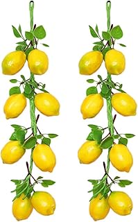 Nobesti 2 bouquets of artificial lemon foam, false lemon branches, realistic food, realistic fruits and vegetables for children, photography and festive decoration.. Embrace the convenience of DIAYTAR NIGERIA with thousands of products at your fingertips, delivered nationwide.