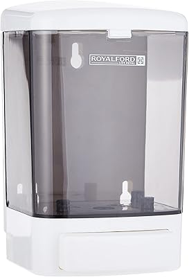 Distributor of Liquid Royalford RF9944 - Distributor of 1000 ml portable wall soap, portable distributor for liquid shampoo, shower gel and bathroom lotion, kitchen, hospital and more.. Browse endless categories on DIAYTAR Nigeria — your items delivered in just days.