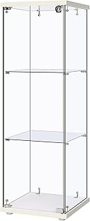 Glass library at 3 levels Vivohome 157 "L x D 472" H with lock.. DIAYTAR NIGERIA: Making online shopping accessible with affordable prices and nationwide delivery service.