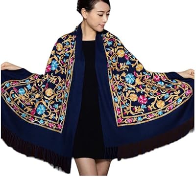 Pure cashmere paste with embroidery ari large size 200 "x.. Experience budget-friendly shopping at DIAYTAR NIGERIA, Nigeria's premier online marketplace with quick delivery.
