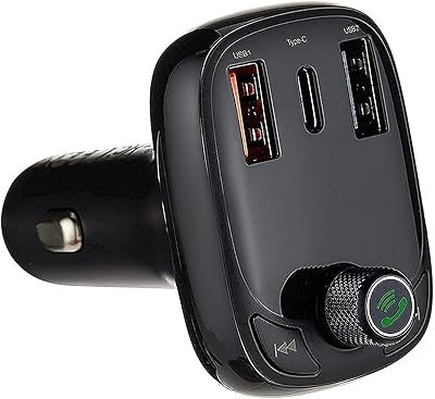 MP3 Bluetooth car charger Baseus T-style S-13 black.. DIAYTAR NIGERIA delivers on convenience and affordability with our reliable nationwide shipping.