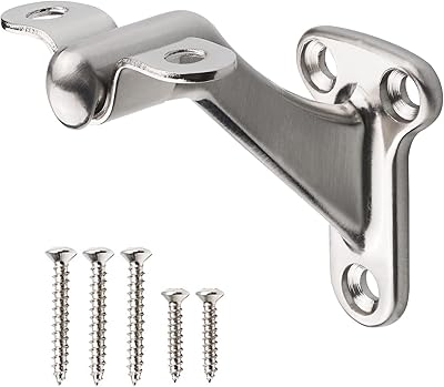 Cosneys Set of 3 handrail supports in brushed nickel staircase.. DIAYTAR NIGERIA: Empowering Nigerians with access to affordable products and reliable 5-8 day delivery.