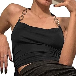 Jinqin Hauts Pour Femmes, casual summer streetwear Licou Haut Short Women Sexy Dos naked Tank Club Wear Clothing (Color: Hortel, Size: US-Size S).. Thousands of choices. Zero hassle. All thanks to DIAYTAR Nigeria.