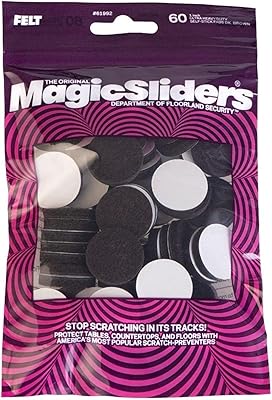 Round furniture cushions stickers in 1 inch magic felt -felt - furniture cursors for floor protection (pack of 60) (dark brown).. DIAYTAR NIGERIA: Where affordability meets variety, with thousands of products delivered in less than 8 days.