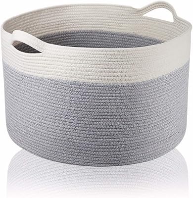 Linen basket in cotton rope woven palimpsest size xxxlange.. Shop with confidence at DIAYTAR NIGERIA, enjoying competitive prices and delivery within 8 days.