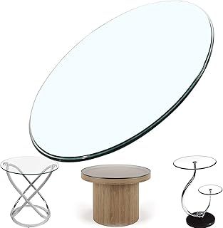Glass cover for dining table round tray.. The future of Nigerian shopping is here — DIAYTAR Nigeria.