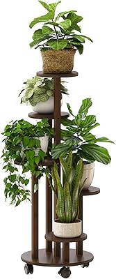 High and outdoor plant support at 5 levels of wooden pots.. Your favorite online marketplace — DIAYTAR Nigeria delivers quick and cheap.
