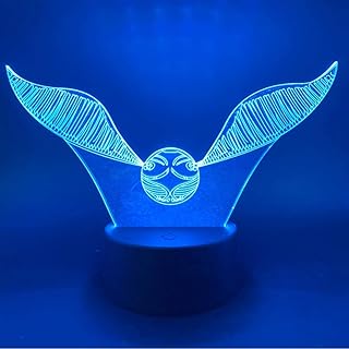 3D Harry Potter SNITCH 3D night lights for child's bedroom decoration, supplied by USB port or battery -based touch -up remote control, 7/16 colors.. Nigeria's favorite online shopping platform, DIAYTAR offers unbeatable prices and delivery within a week.