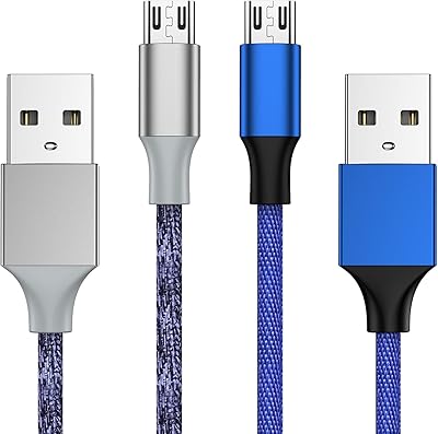 Xbox One handle for 1st -feet of 2 micro USB 2.0 packet covered with 10 -foot nylon for loading, reading and synchronization of data for Xbox One S/X, PlayStation 4, Dualshock 4, Samsung and Android Mobiles.. Experience shopping freedom with DIAYTAR NIGERIA's vast catalog and nationwide 5-8 day shipping.