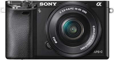 Digital camera without Sony ALPHA A6000 mirror - 24 MP, 16-50 mm lens, black.. Your shopping dreams realized through DIAYTAR NIGERIA's affordable platform with reliable delivery times.