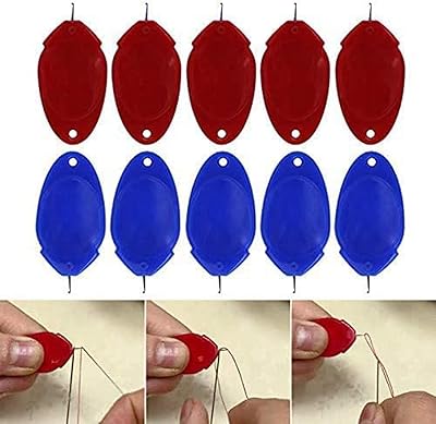 Delfino needle sewing tool for hand seams, 10/20 plastic wire loops, simple hand seam for hand seam crafts (10 pieces).. DIAYTAR NIGERIA delivers what matters - quality, affordability, and prompt nationwide shipping.