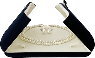 Svidisplay luxury jewelry in high quality blue velvet for ring, necklace and bracelet, full set (jewelry not included).. Unlock access to a wide range of products with DIAYTAR NIGERIA's affordable e-commerce platform.