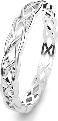 Sterling 925 silver ring with Celtic knot, sterling silver.. Shop smarter with DIAYTAR NIGERIA's vast product range and budget-friendly delivery within the week.