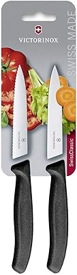 Swiss Knife Victorinox Classic 10 cm, 1 wavy + 1 united black.. DIAYTAR NIGERIA makes every purchase count with our affordable prices and reliable 5-8 day shipping.