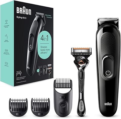 Face and head cutting kit 4 in 1 with Gillette SK 3300 razor.. Transform your online shopping experience with DIAYTAR NIGERIA's affordable and diverse marketplace.