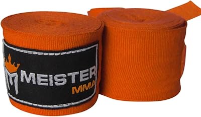 Semi -flexible hands bandages Meister for adults, 180 inch size, for mixed martial arts and boxing (pair) - All colors.. DIAYTAR NIGERIA brings affordable shopping to every Nigerian home with delivery in just 5-8 days.