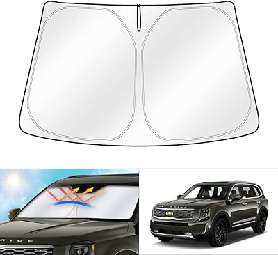 Cartist Sun Suns Custom for windshield 2020 2021 2022 KIA TELLUIDE Accessories of car windshield, reflective blanket against UV and the heat of the sun.. Shop from Nigeria's largest product selection at DIAYTAR, with budget-friendly prices and swift delivery.