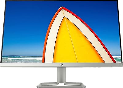 HP display instructor, F24 model, LED, 23.8 inch, IPS, FHD, 1 HDMI port, 1 Port VGA, AMD Freesync technology - Silver/Black.. DIAYTAR NIGERIA: Where shopping dreams become reality with affordable prices and prompt shipping.