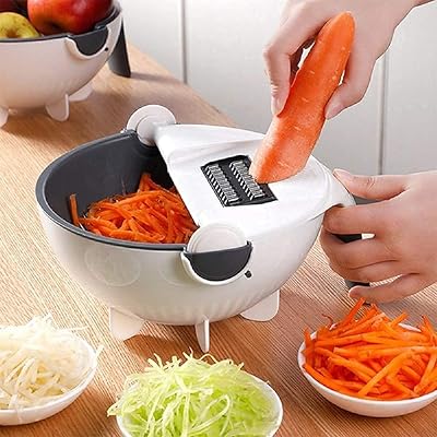 Fashion 205 MK Fashion Cup-Kitchen Legumes in Plastic 9 in 1 Multiple Rotation with Draft basket (Multicolor).. DIAYTAR NIGERIA: Your trusted partner for affordable online shopping with reliable delivery timeframes.