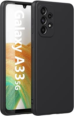 Samsung Galaxy A33 5G shell, fine heat resistant polyurethane shell with anti-scratch camera protection, fine and flexible mobile shell for Galaxy A33 5G (Black).. Shop from Nigeria's largest product selection at DIAYTAR, with budget-friendly prices and swift delivery.