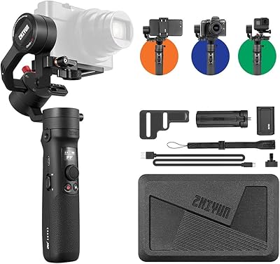 Cardan manual stabilizer 3 axes Zion Crane M2 for camera without mirror, action camera, smartphone - black.. Fast, easy, and affordable — that’s shopping the DIAYTAR Nigeria way.