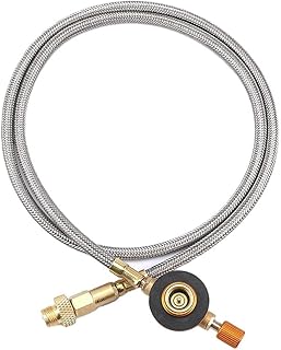 Flat gas tank adapter, gas stove connecting pipes, wind-winding portable gas campsite with converter adapter for Trekking Trekking Trekking.. E-commerce made for Nigeria — fast delivery and low prices at DIAYTAR.