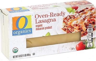 Pasta with organic lasagna ready in the oven, 454 grams.. Your complete e-commerce solution, DIAYTAR NIGERIA offers variety and value with nationwide shipping.