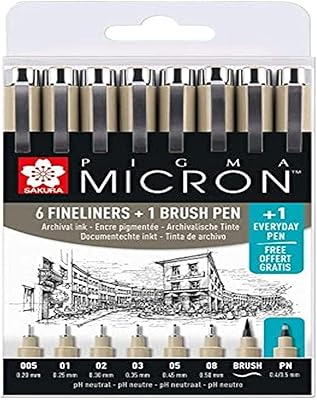 Fine markers Sakura Pigma Micron, Black (package of 8).. Quality and convenience delivered — shop DIAYTAR Nigeria now.