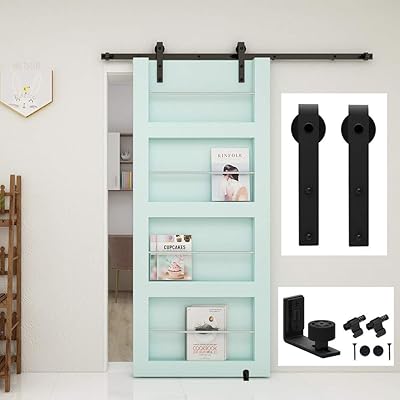 Sliding barn door kit of 6 feet/182 cm, Sliding barn door kit in the shape of J CCJH for simple wooden door, upgrade.. Experience the future of shopping with DIAYTAR NIGERIA's extensive selection delivered in just 5-8 days.