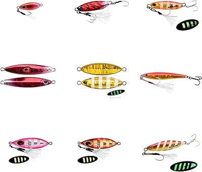 Pack of Hammour metal fishing templates (11 parts), 15g-40g,.. With DIAYTAR Nigeria, you can browse through thousands of items at the best prices. Place your order today and receive it in less than a week.