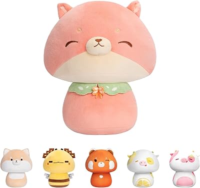 Mewaii 8 inch mushroom plush, cute plush plush pillow soft toilet spongy pillow, fox animals kawaii jawaii toy decoration gift for girls boys.. Your everyday shopping solution, DIAYTAR NIGERIA offers variety and value delivered within 8 days.