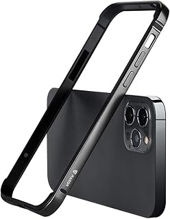 Raeger protection shell for iPhone 12/12 Pro | Anodized aluminum bumper | Supports Magsafe wireless loading | EDGE Armor Protective shell designed for iPhone 12/12 Pro (6.1 inch) 2020 - Black RG10181.. DIAYTAR NIGERIA puts thousands of products at your fingertips with affordable prices and delivery within a week.