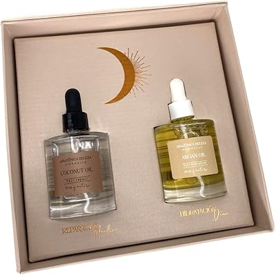 Happy Argan Oil Happy Box and Amazonica Belleza coconut oil - nourish, hydrate and repair the hair (60 ml each).. Experience the future of online shopping with DIAYTAR NIGERIA's extensive product range and competitive pricing.